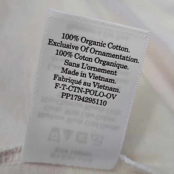 Everlane Striped Collared Polo Shirt Size Small New Organic Cotton Preppy Office - Picture 8 of 8